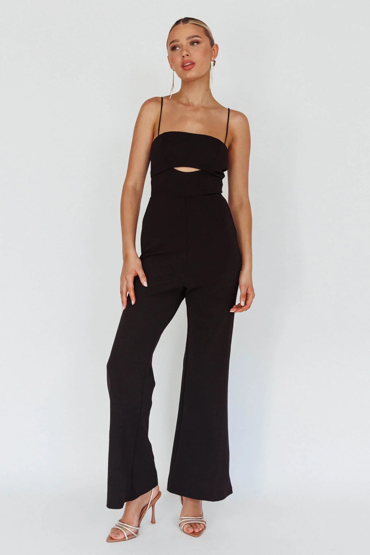 Lyrics Keyhole Jumpsuit Black