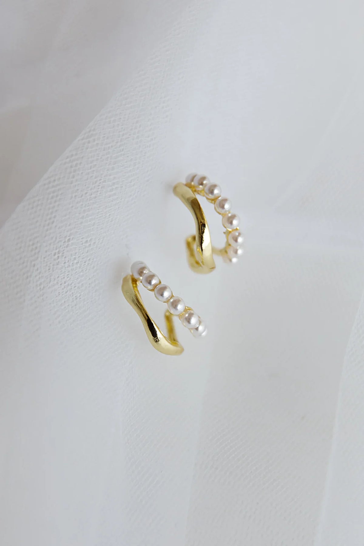 Charis Double Hoops Gold