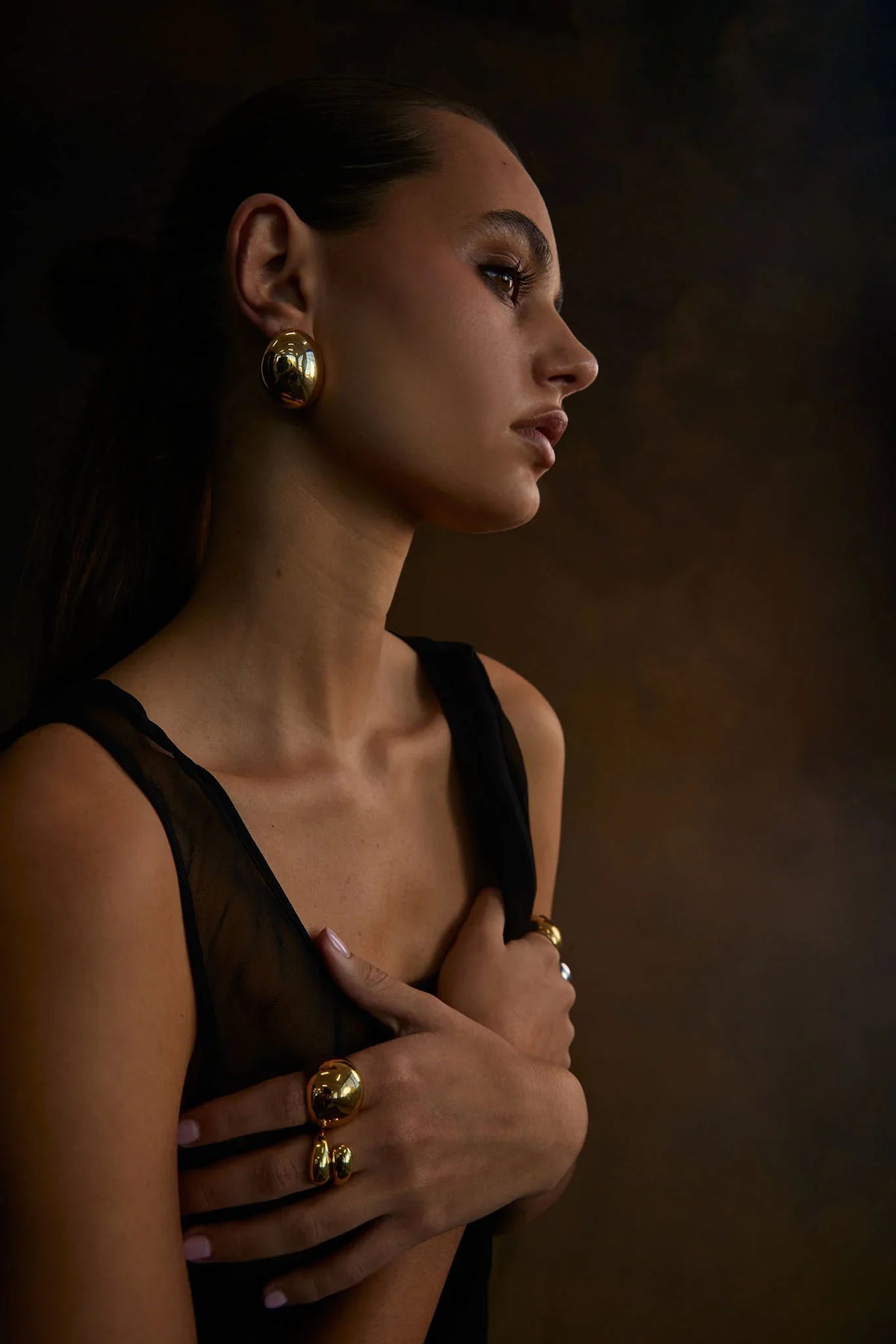 NOAH Knuckle Ring Gold