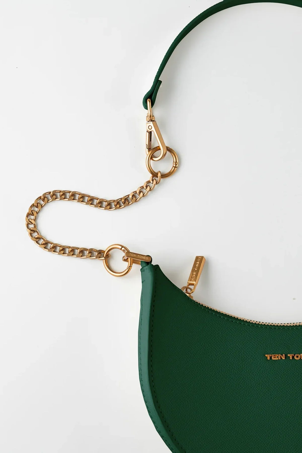 TEN TONES Grayson Moon Bag Green