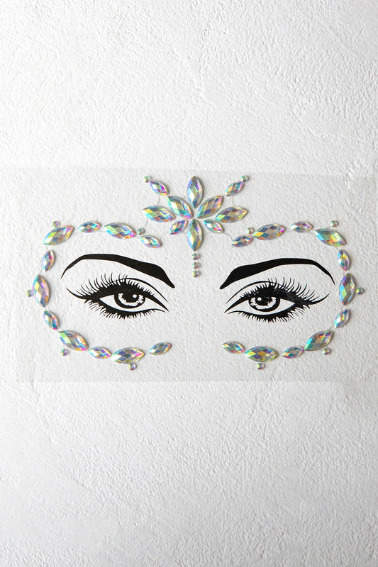Electric Nights Face Jewels Multi E