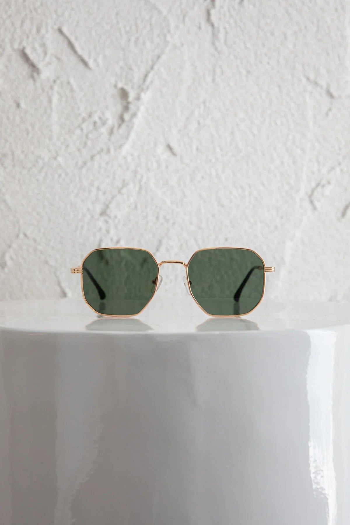 Sahara Aviator Sunglasses Dark Green