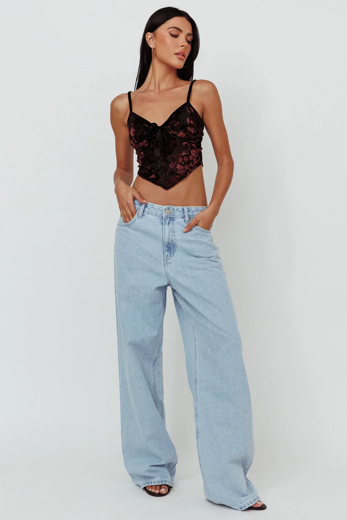 DR DENIM Donna Baggy Jeans Pebble Superlight Retro
