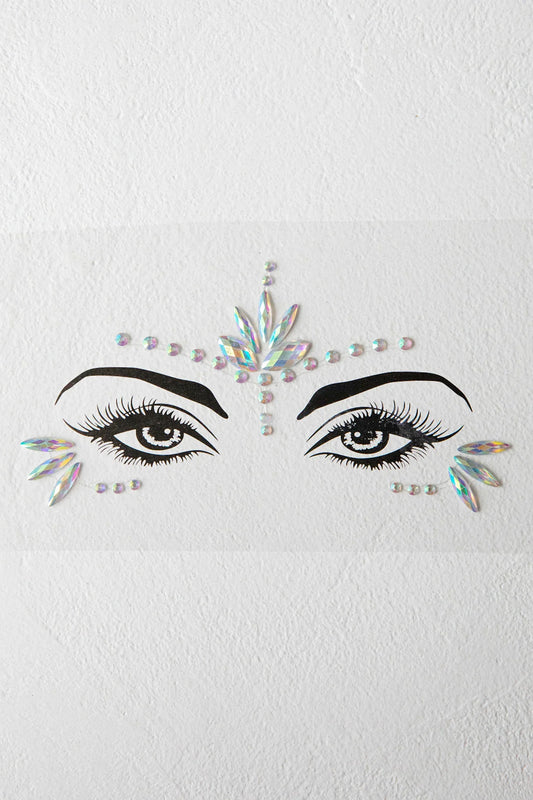 Electric Nights Face Jewels Multi G