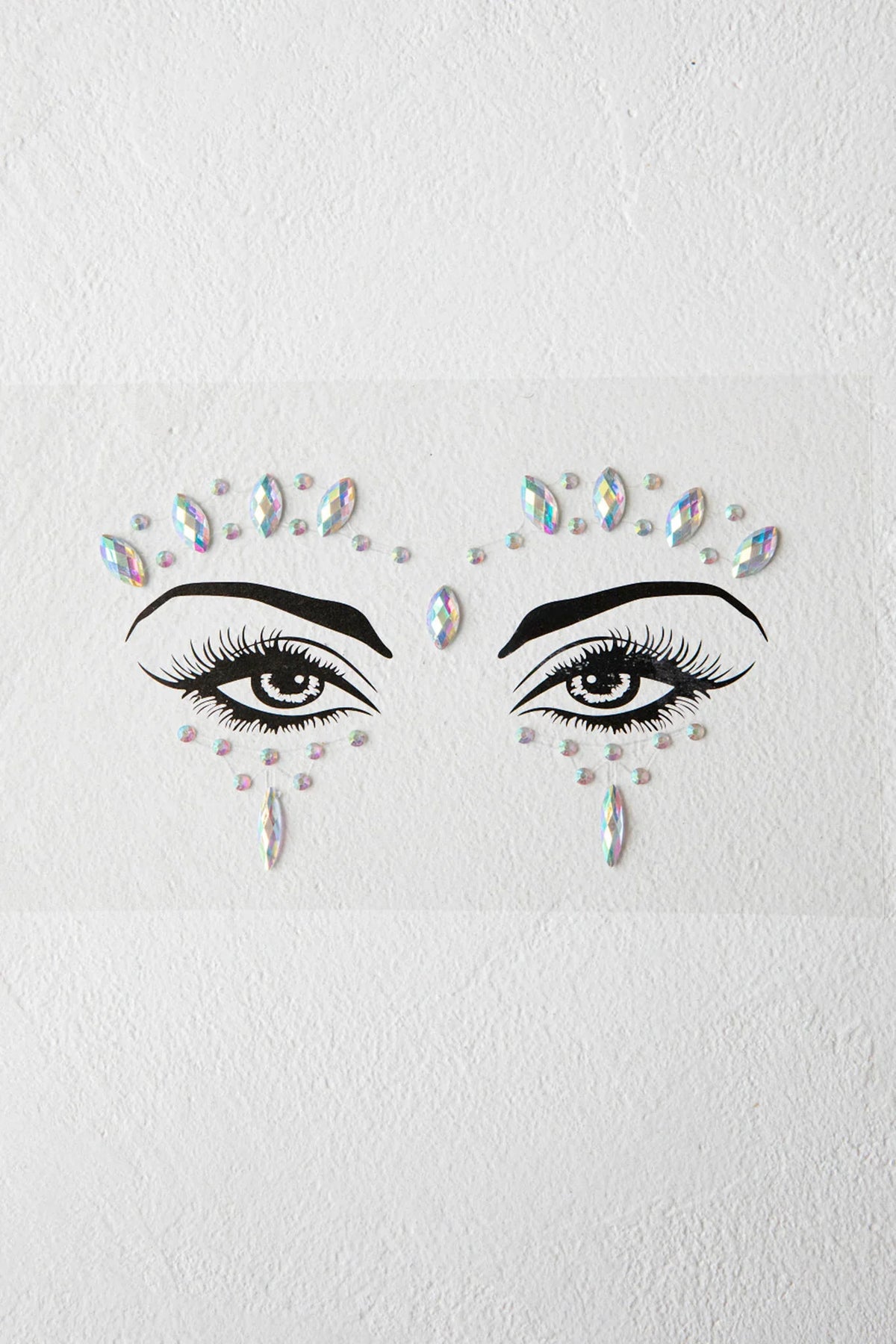 Electric Nights Face Jewels Multi C