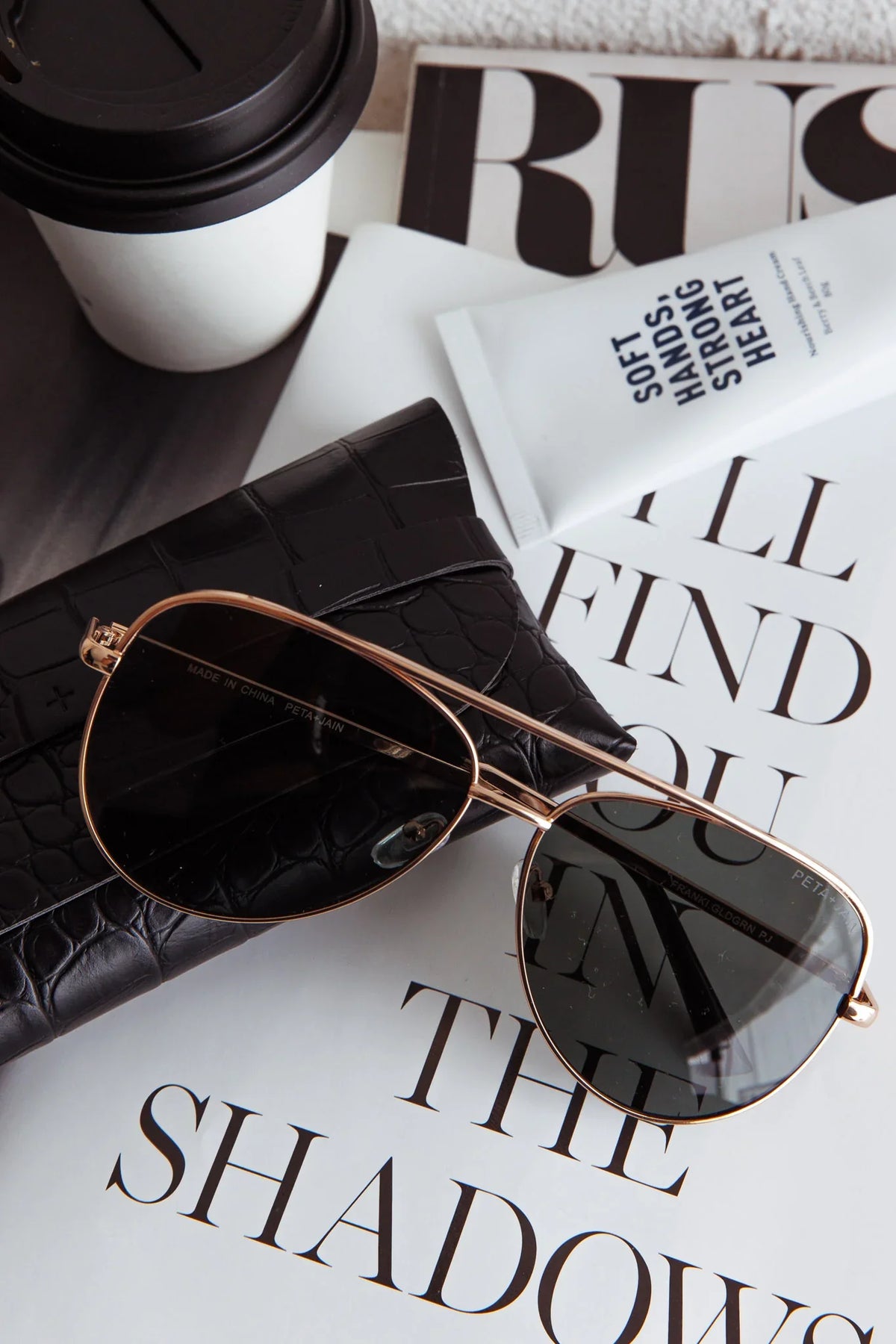 Peta And Jain Franki Sunglasses Gold
