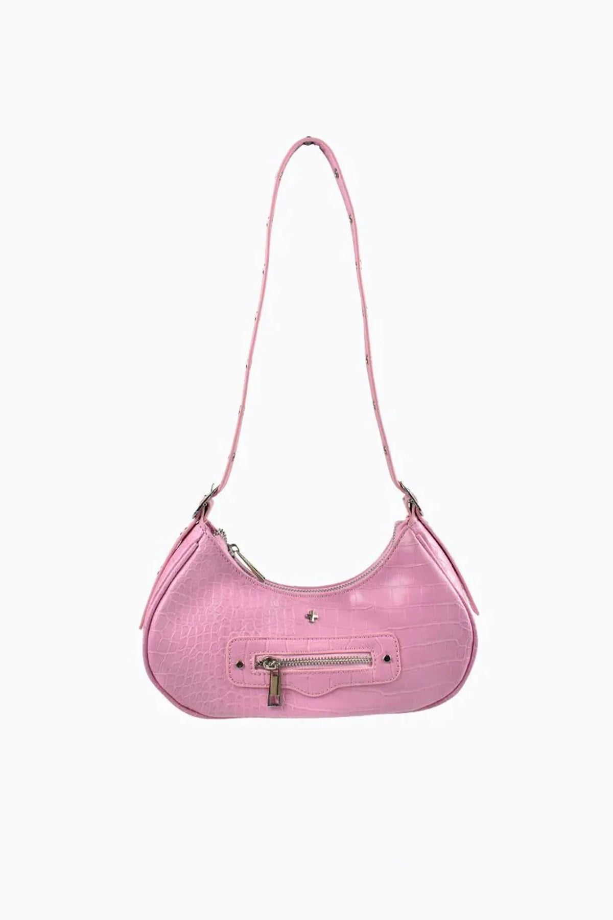 Peta And Jain Moto Shoulder Bag Pink
