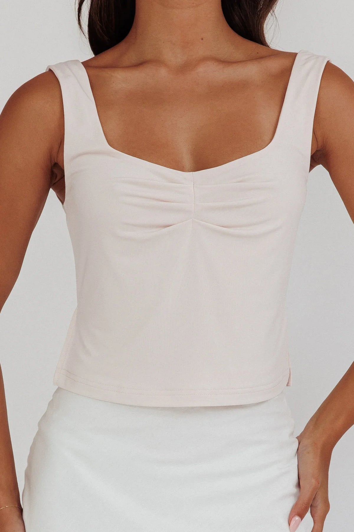 Tricia Pintuck Bust Top Bone