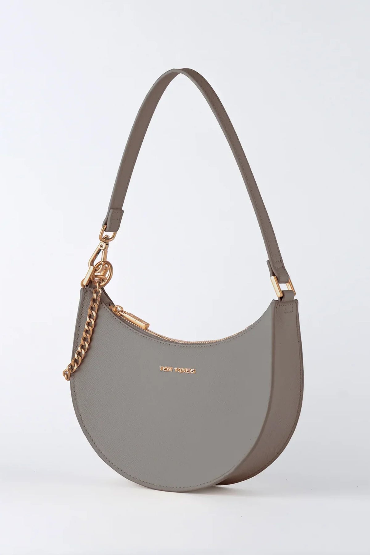 TEN TONES Grayson Moon Bag Beige