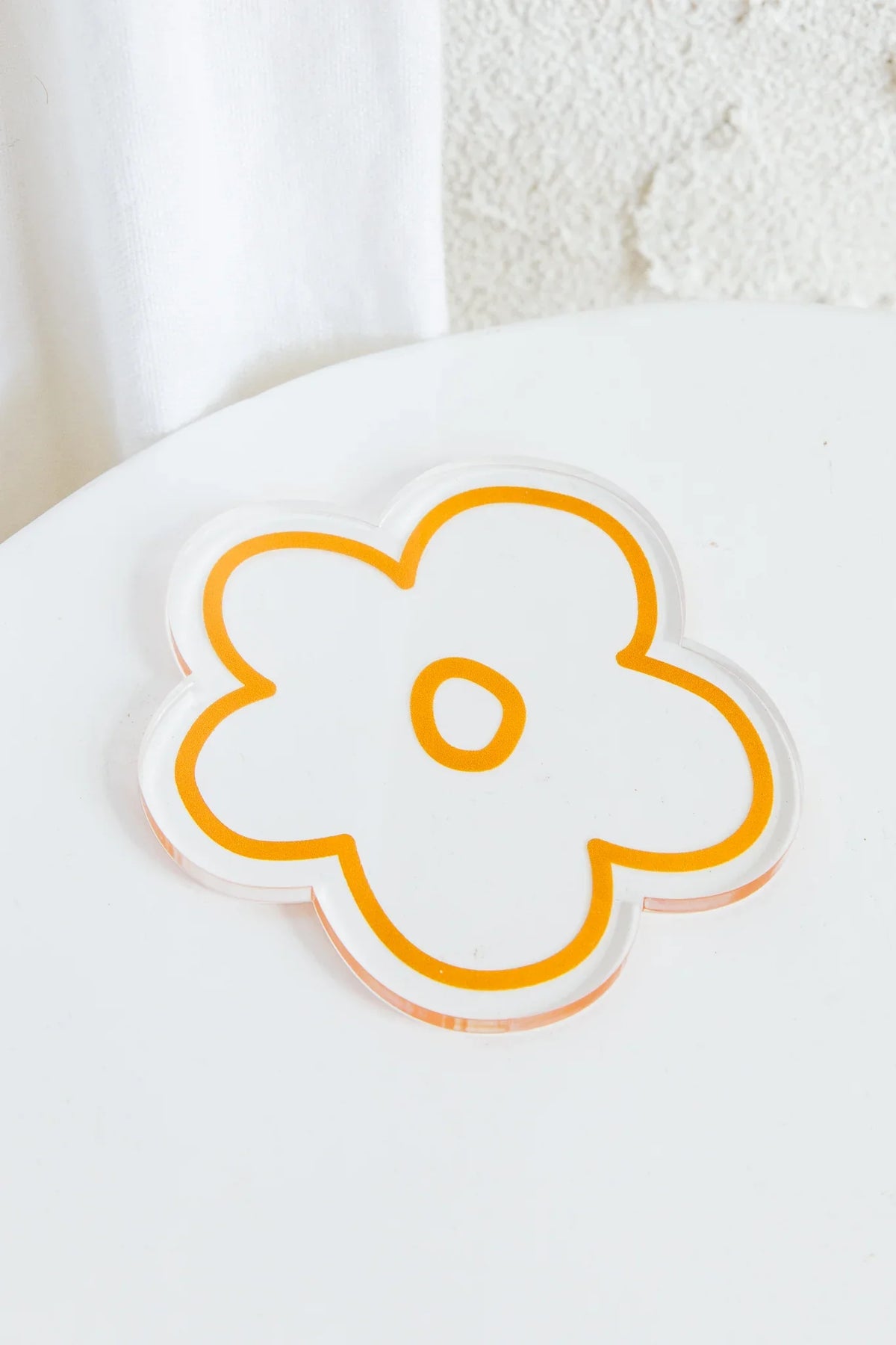 Flower Feeling 4pc Acrylic Coaster Set