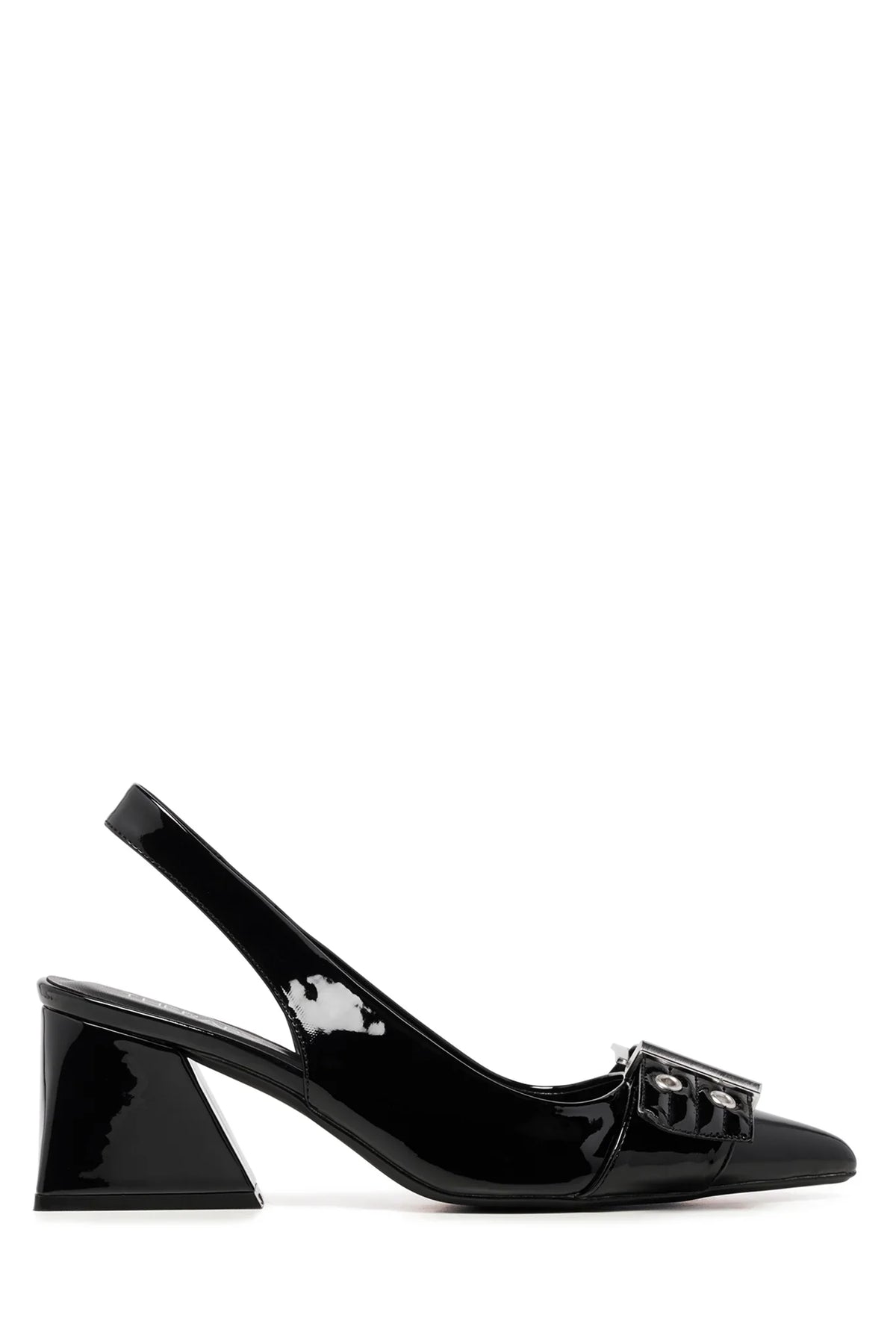 THERAPY Slay Slingback Pump Black Patent